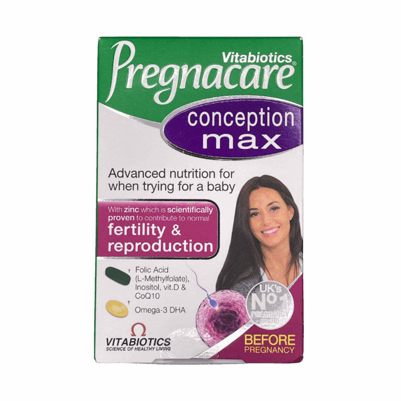 Vitabiotics Pregnacare Conception Max - 84 Tablets front packaging