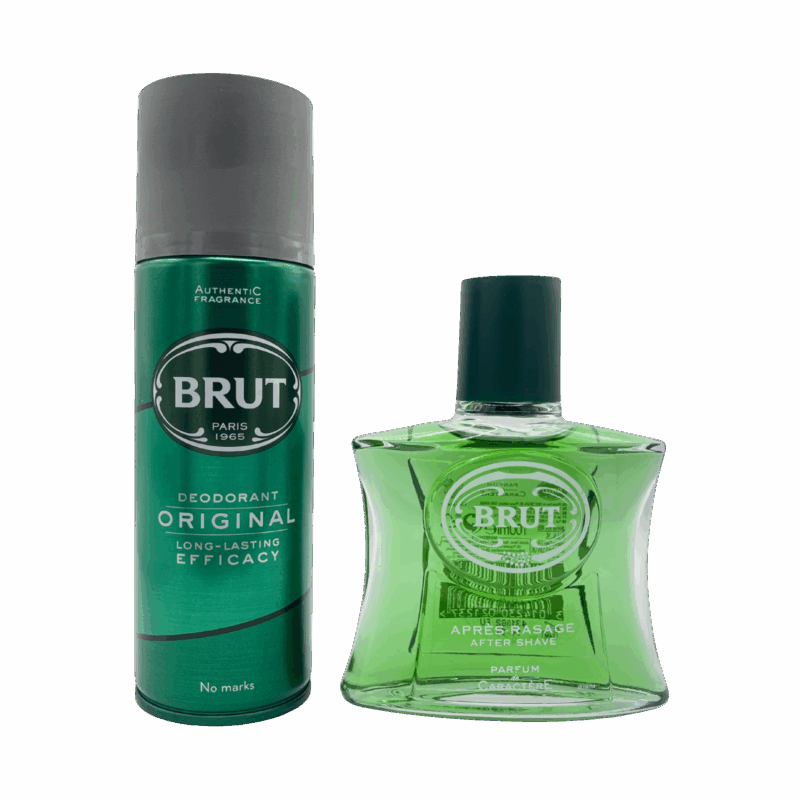 Brut gift set contents