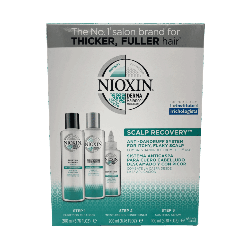 Nioxin scalp recovery kit box front