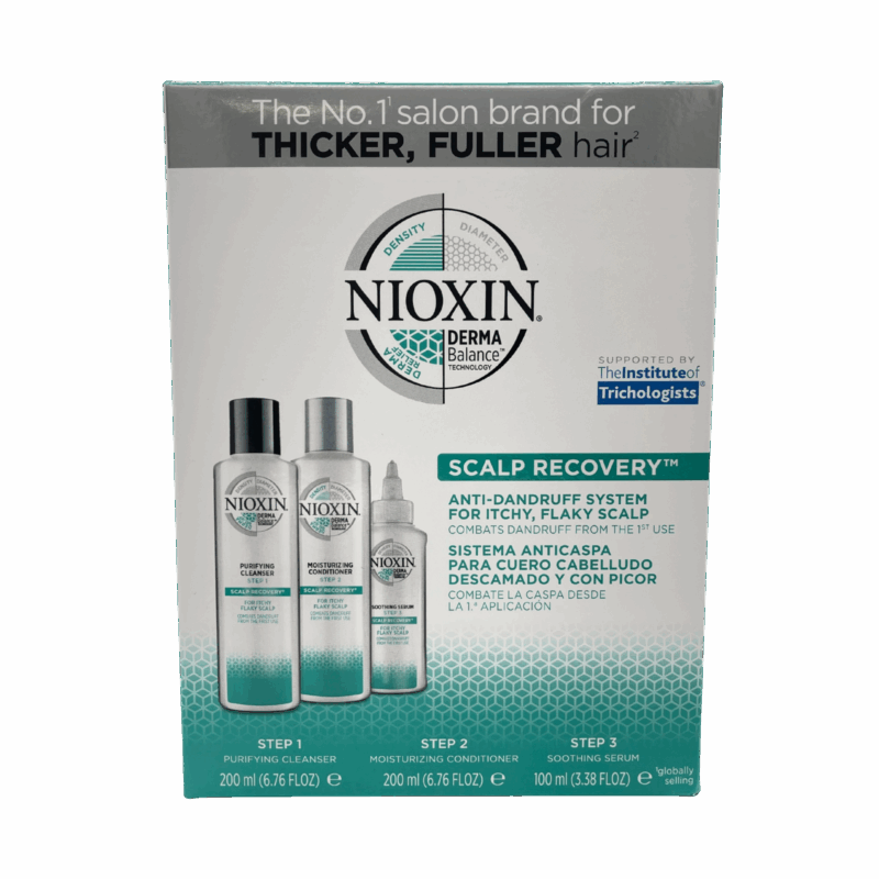 Nioxin scalp recovery kit box front