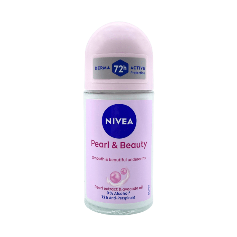 NIVEA anti-perspirant roll-on pearl & beauty front