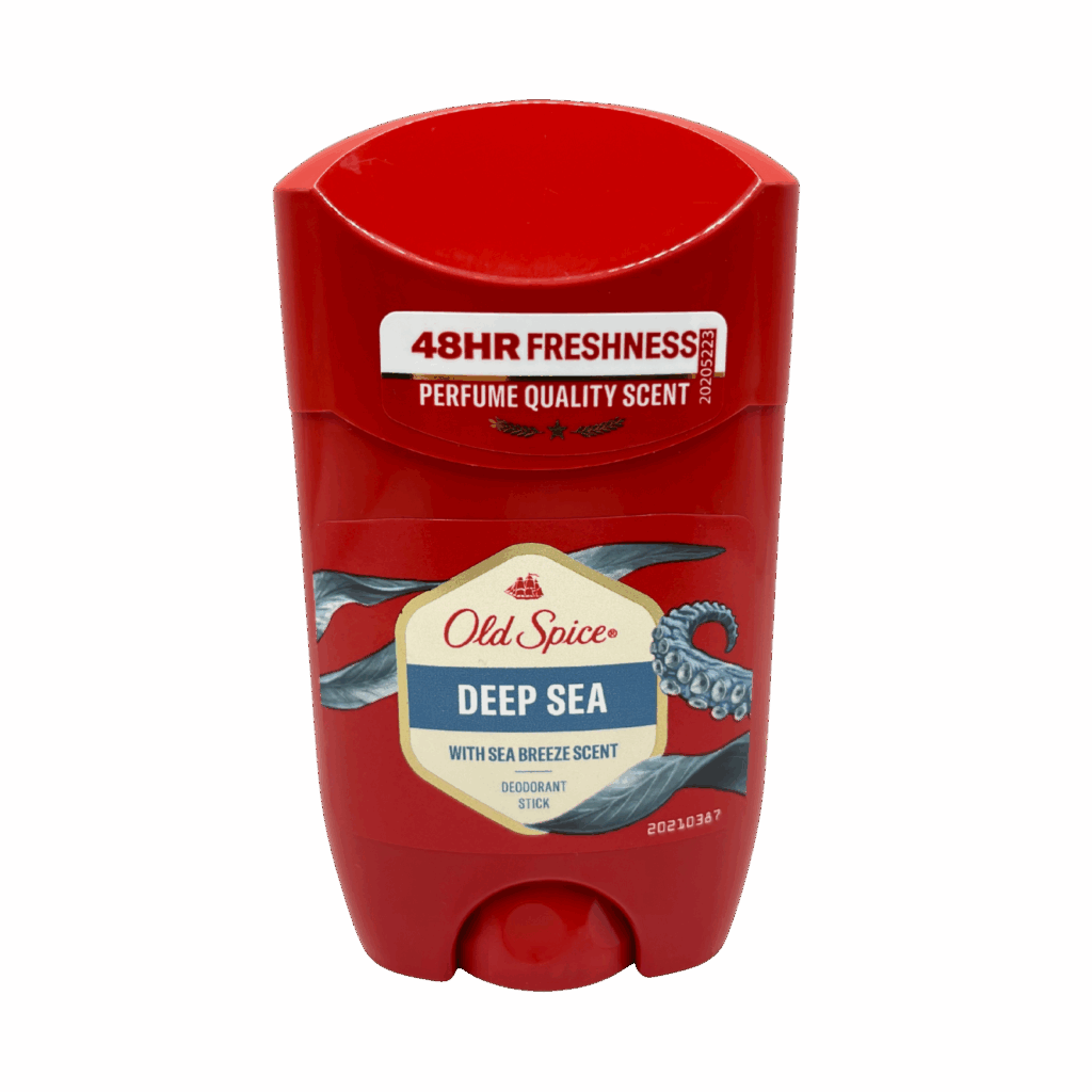 Old spice deodorant stick deep sea front
