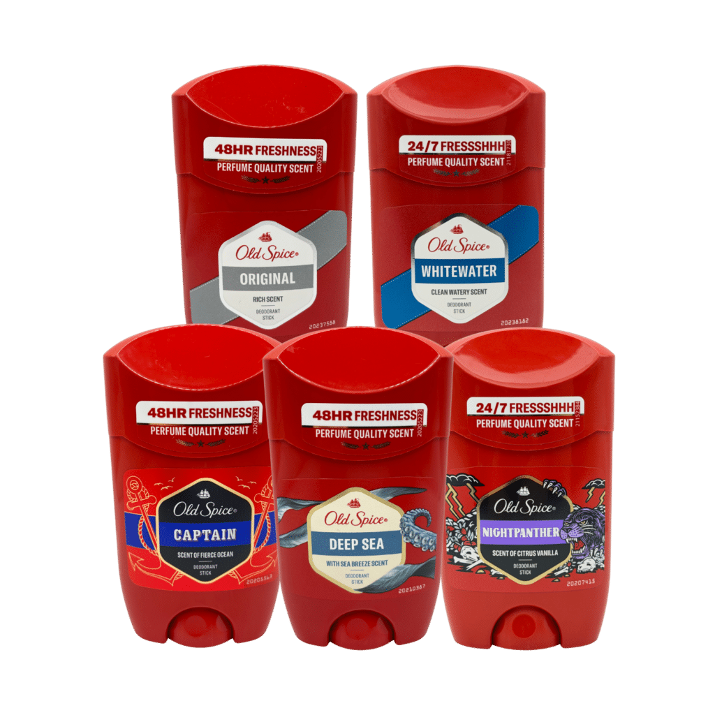 Old spice deodorant stick 50ml full range front view