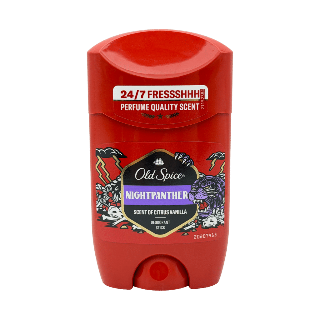 Old spice deodorant stick nightpanther front view