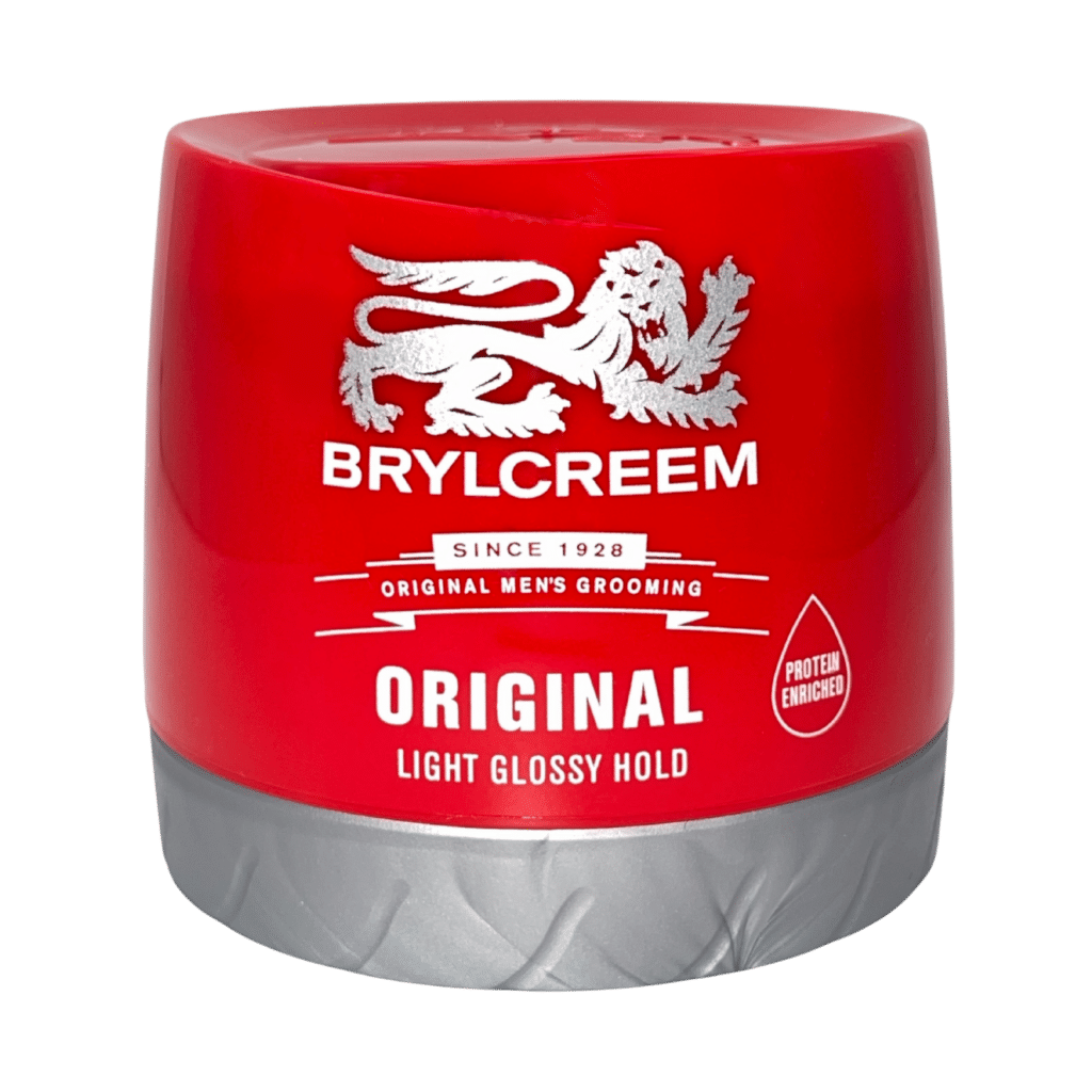 Brylcreem original hair styling cream light glossy hold 150ml front view