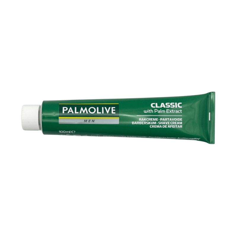 Palmolive classic shaving cream 100ml palm extract front view