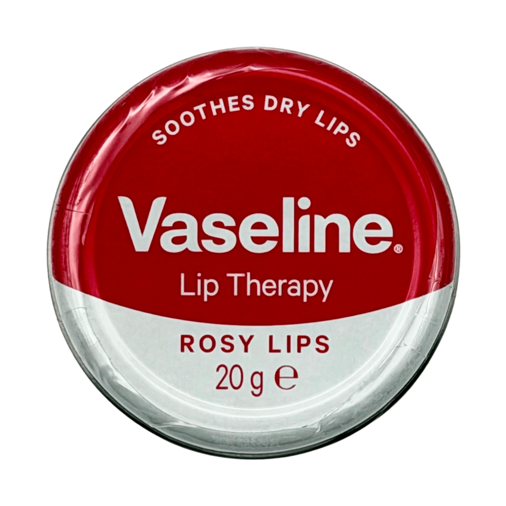 Vaseline lip therapy lip balm tin 20g rosy lips front view