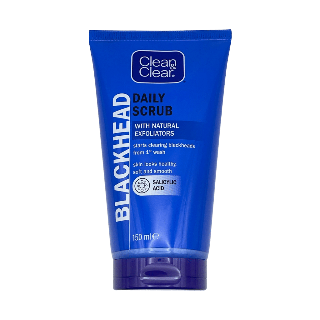 Clean & Clear blackhead clearing daily scrub 150ml front