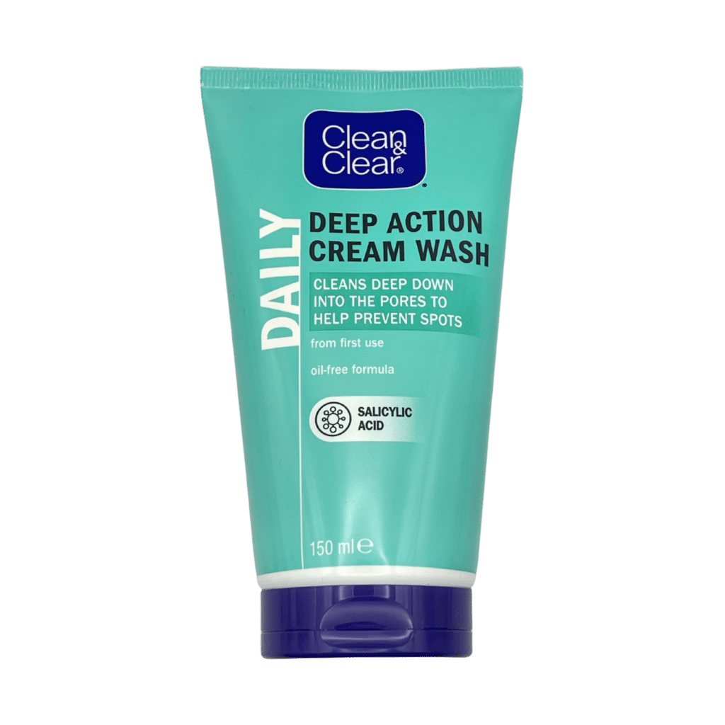 Clean & clear deep action cream wash 150ml front