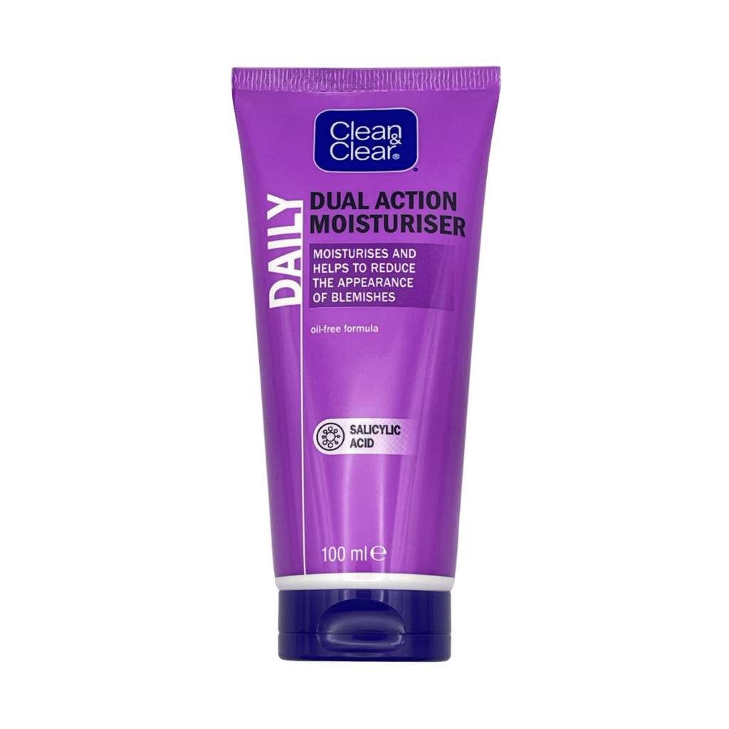 Clean & Clear dual action moisturiser 100ml front view