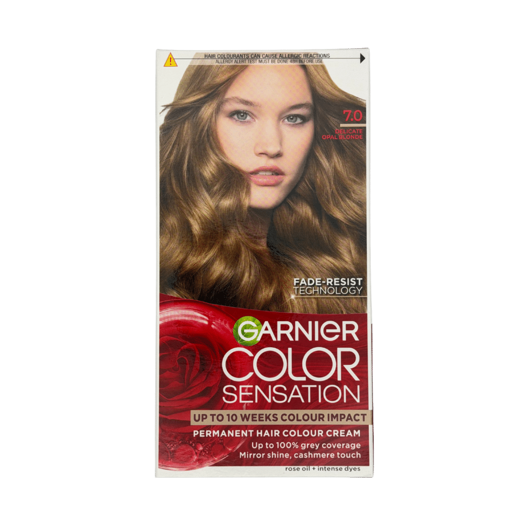 Garnier color sensation 7.0 delicate opal blonde hair dye front