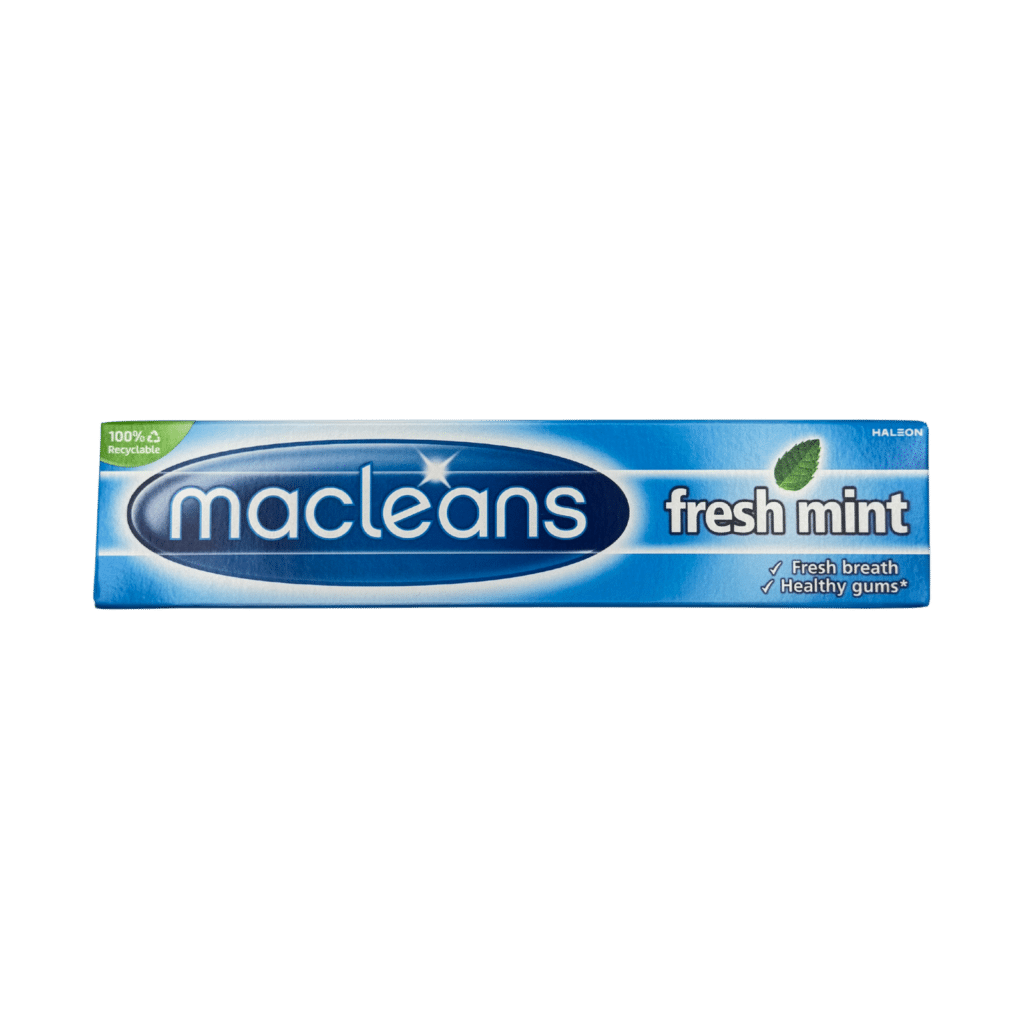 Macleans fresh mint toothpaste 100ml front