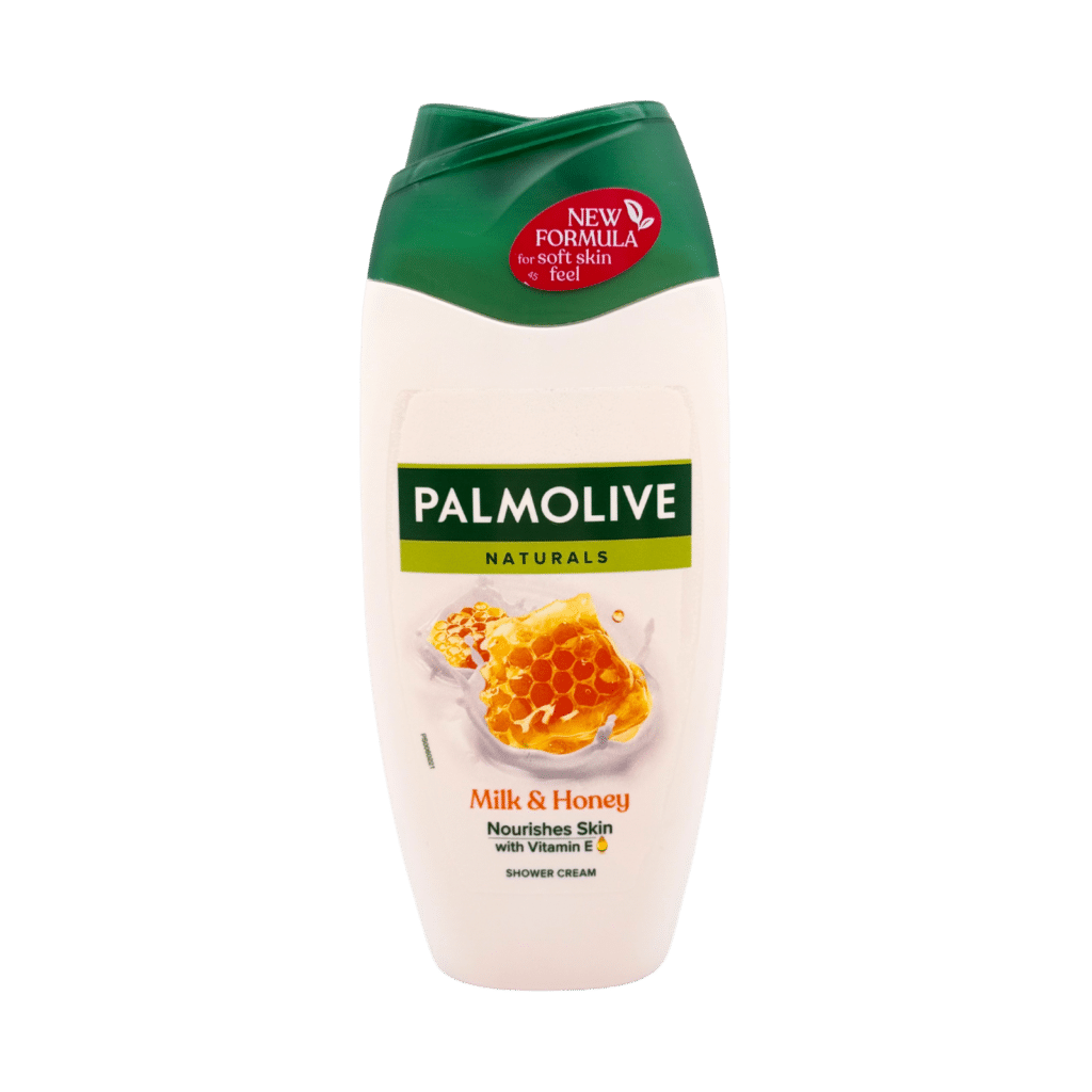 Palmolive naturals milk and honey shower cream 250ml front view