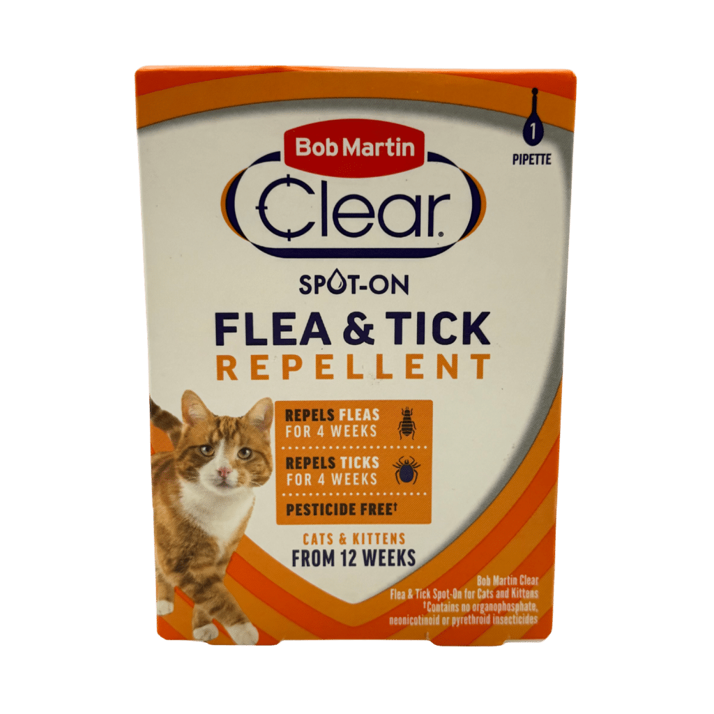 Bob Martin Clear Flea & Tick Spot-On for Cats & Kittens 1 Pipette