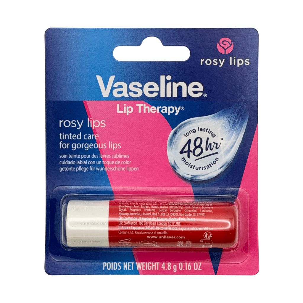 Vaseline lip therapy stick rosy lips 4.8g front view