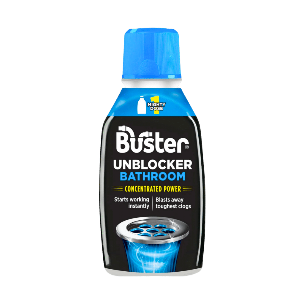Buster bathroom drain unblocker 300ml front view