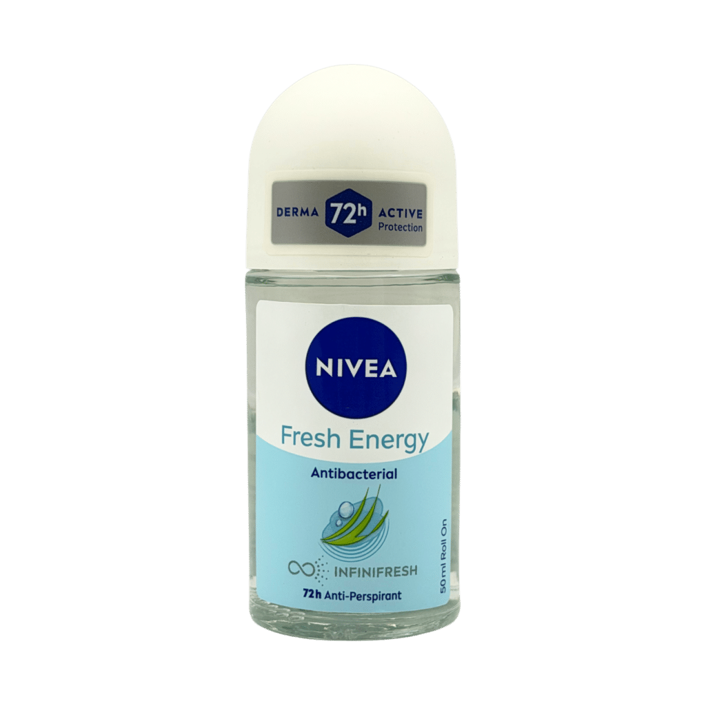 nivea fresh energy anti-perspirant roll on 50ml front view