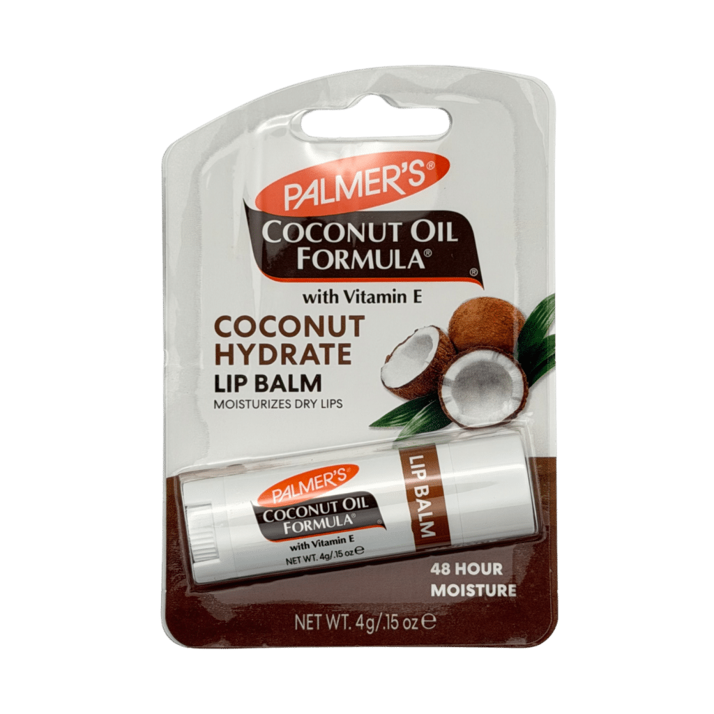 Palmers coconut hydrate lip balm front view