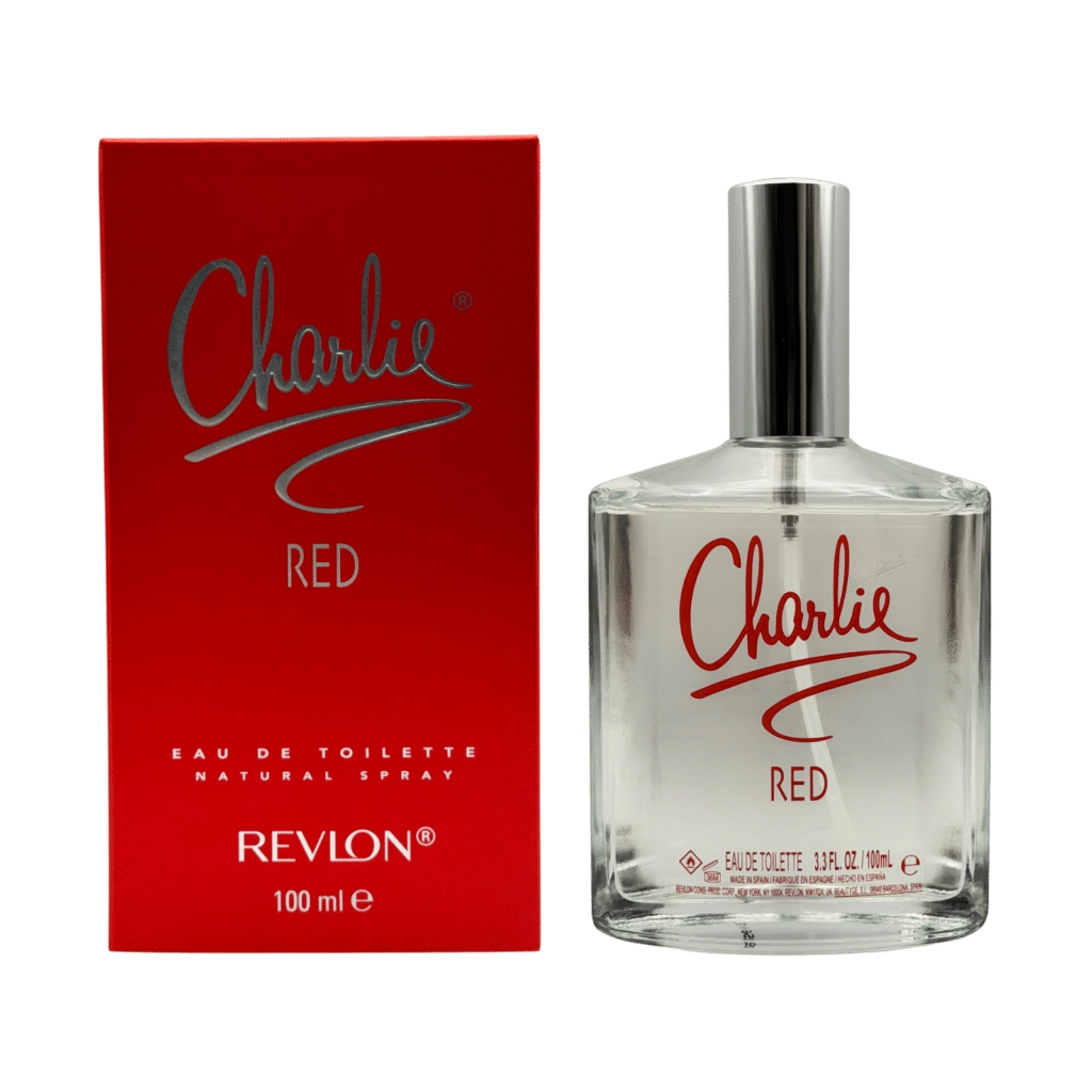Revlon charlie red eau de toilette natural spray 100ml bottle and box