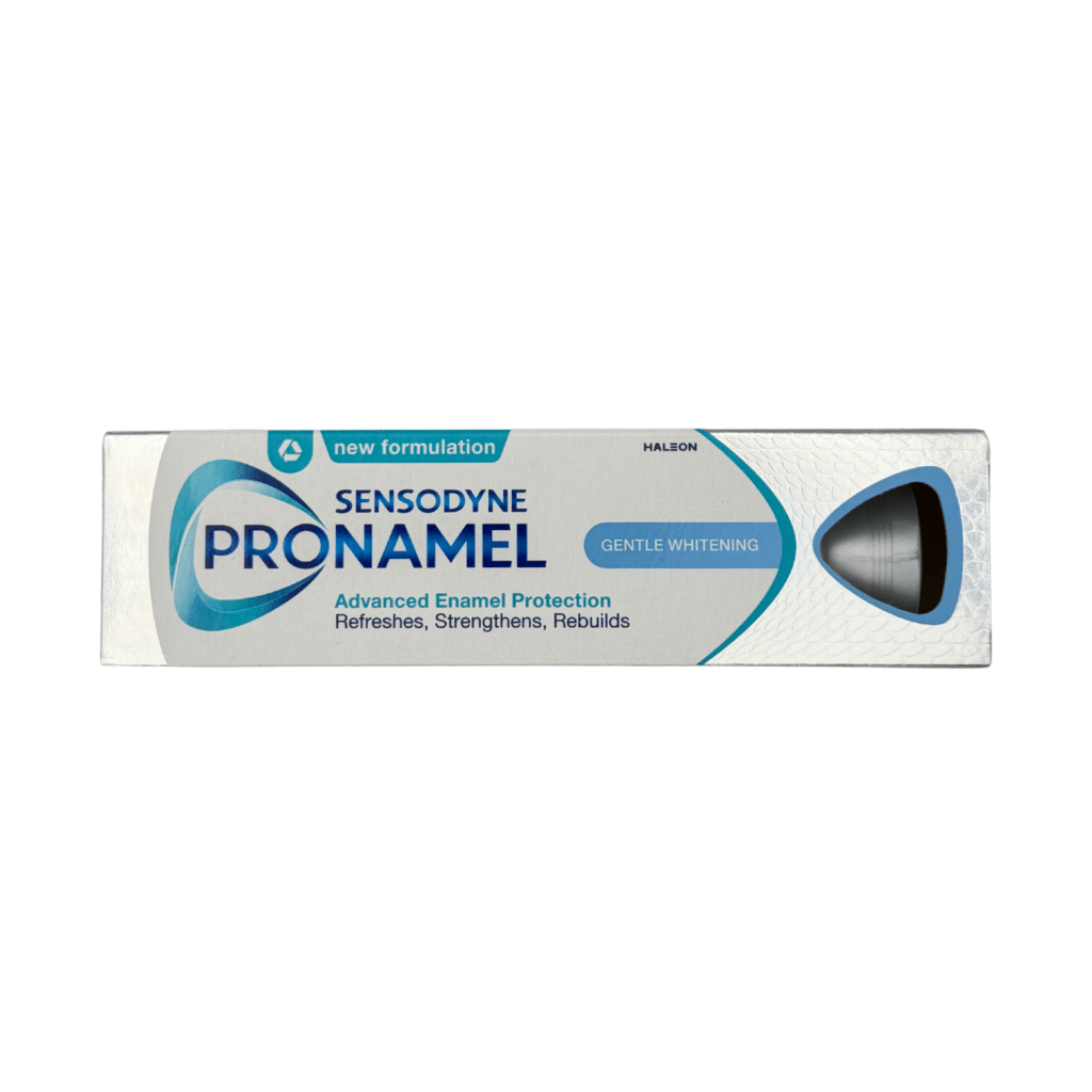 Sensodyne pronamel gentle whitening toothpaste front view