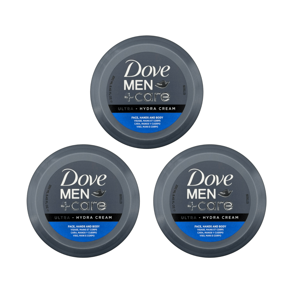 Dove Men+Care Ultra Hydra Cream 250ml - 3 Pack