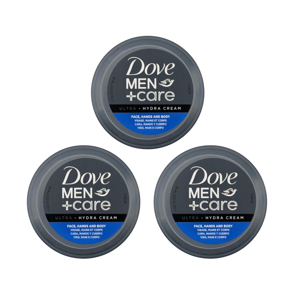 Dove Men+Care Ultra Hydra Cream 75ml - 3 Pack