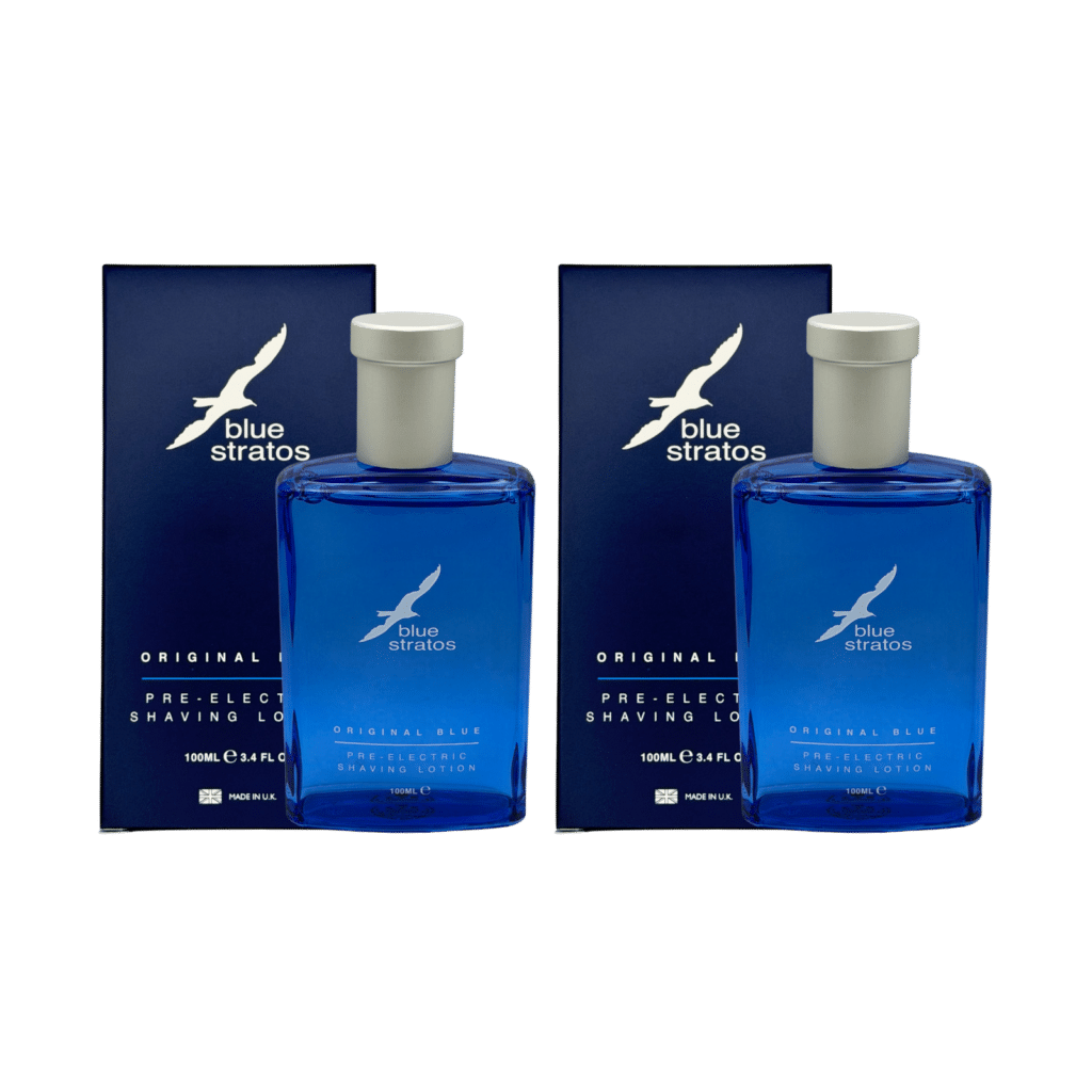 Blue Stratos Original Blue Pre-Electric Shaving Lotion 100ml - 2 Pack