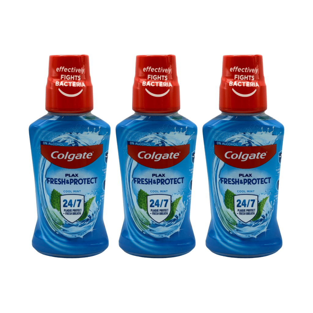 Colgate Plax Cool Mint Mouthwash 250ml - 3 Pack