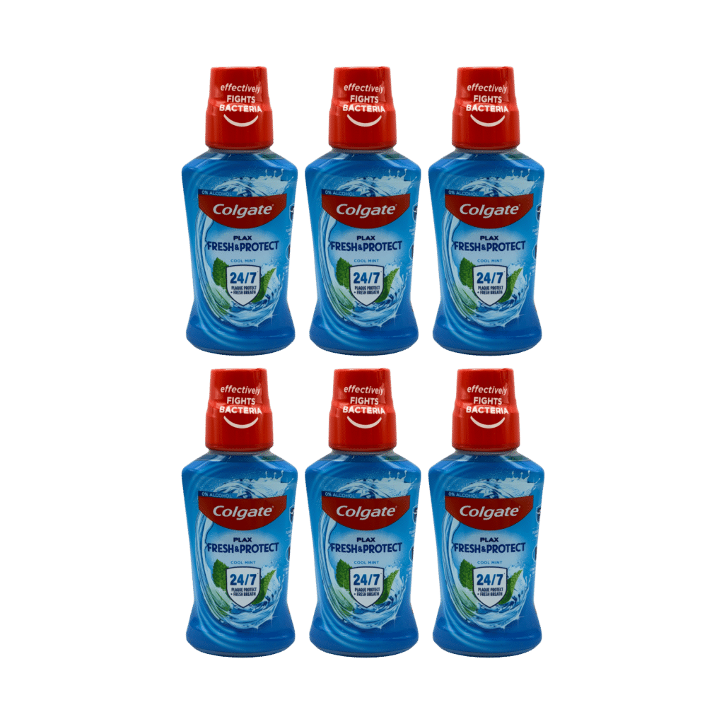 Colgate Plax Cool Mint Mouthwash 250ml - 6 Pack