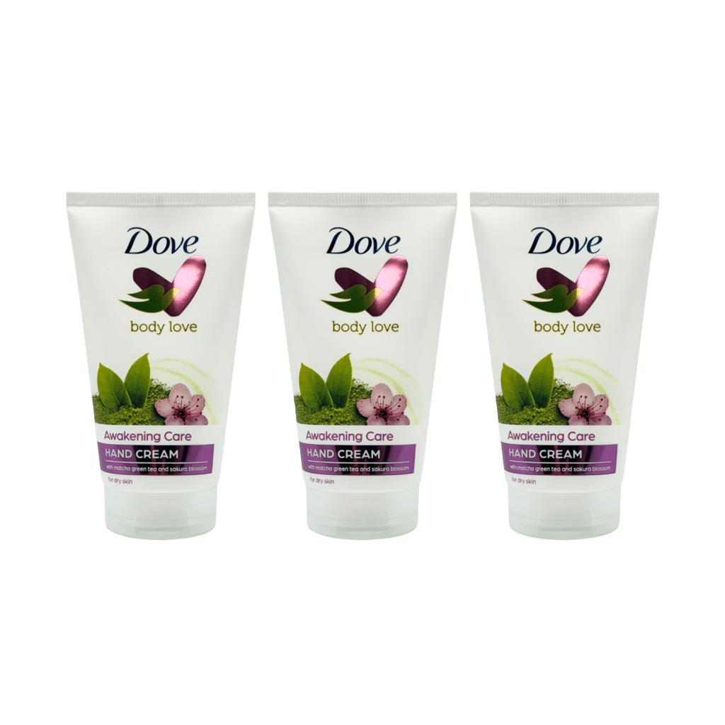Dove Body Love Awakening Care Hand Cream 75ml - 3 Pack