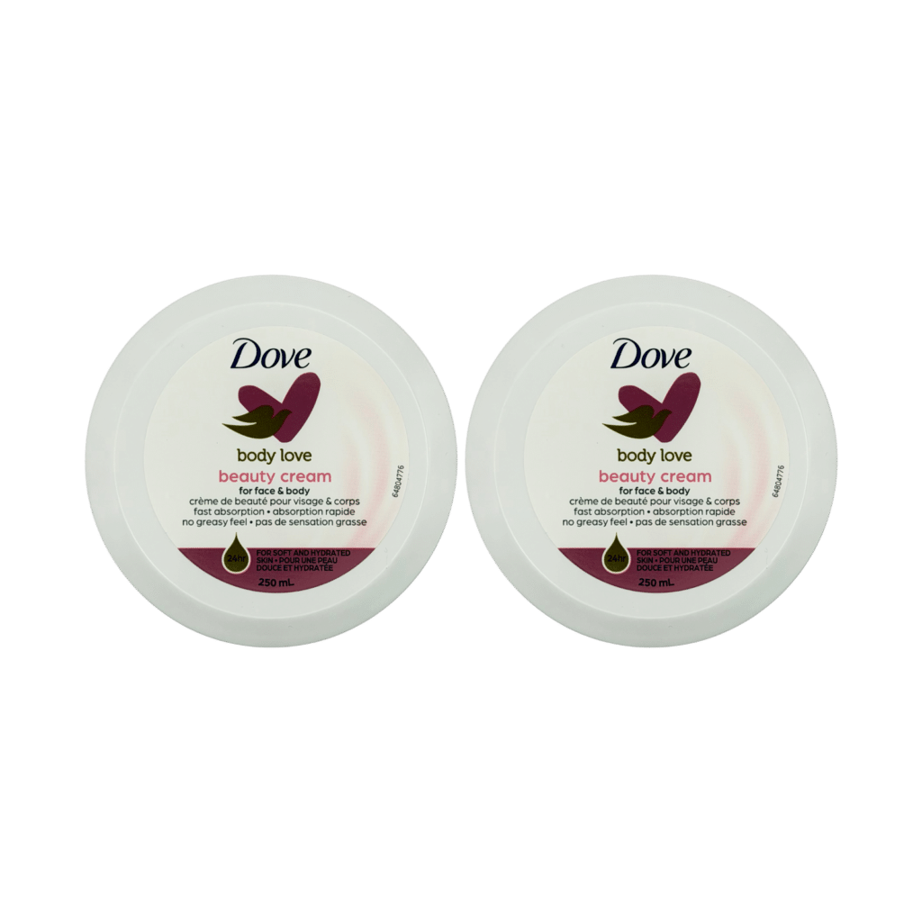 Dove Body Love Beauty Cream 250ml - 2 Pack