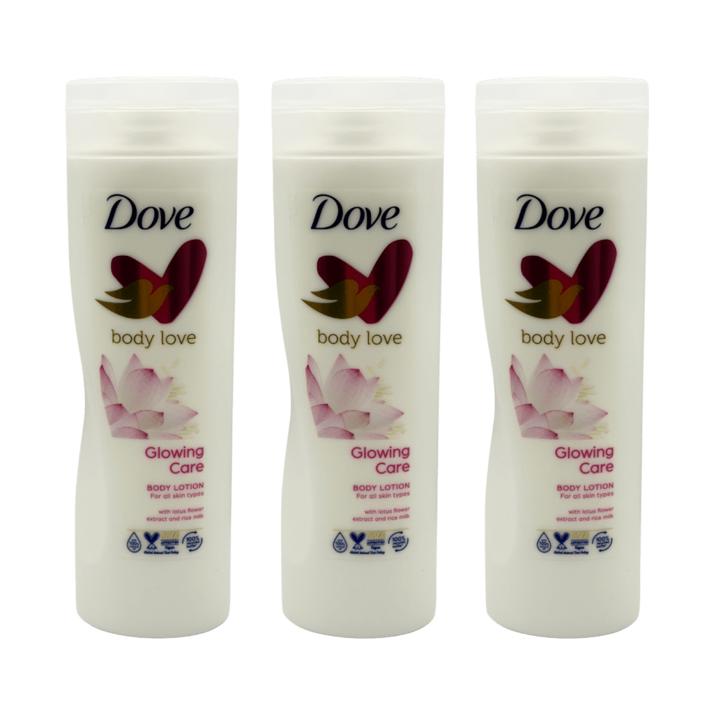 Dove Body Love Glowing Care Body Lotion 250ml - 3 Pack