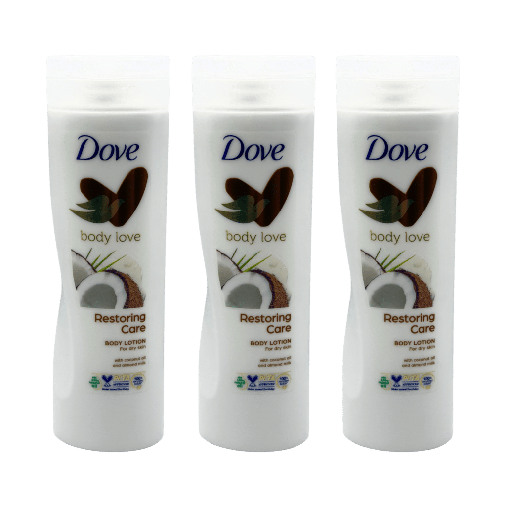 Dove Body Love Restoring Care Body Lotion 250ml - 3 Pack