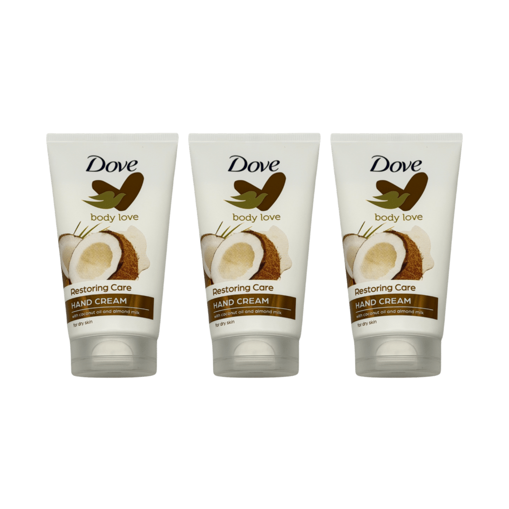 Dove Body Love Restoring Care Hand Cream 75ml - 3 Pack