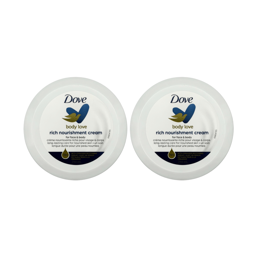 Dove Body Love Rich Nourishment Cream 250ml - 2 Pack