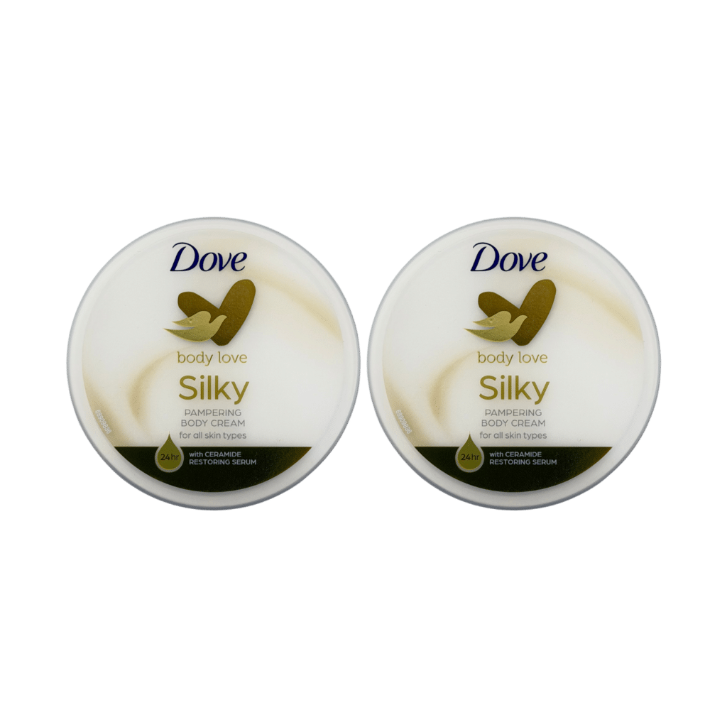 Dove Body Love Silky Pampering Body Cream 300ml - 2 Pack