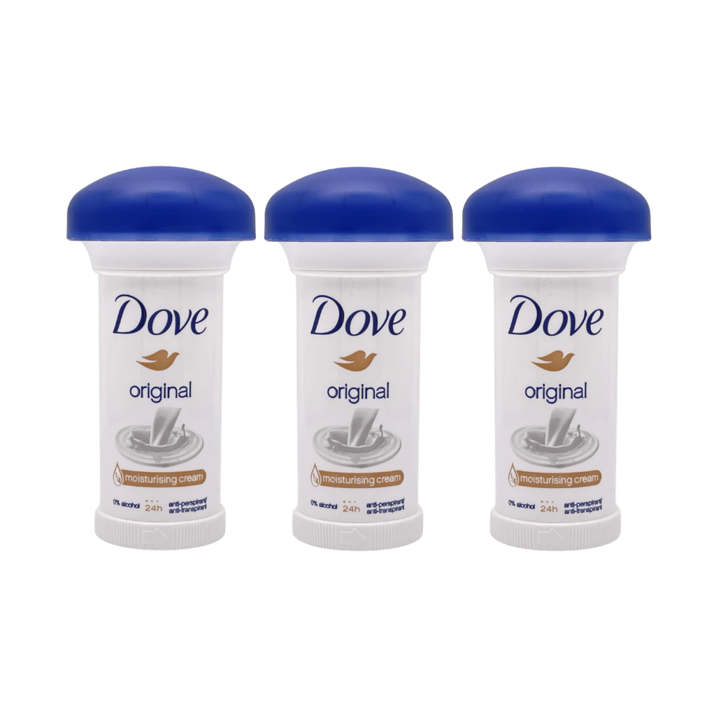 Dove Original Anti-Perspirant Moisturising Cream 50ml - 3 Pack