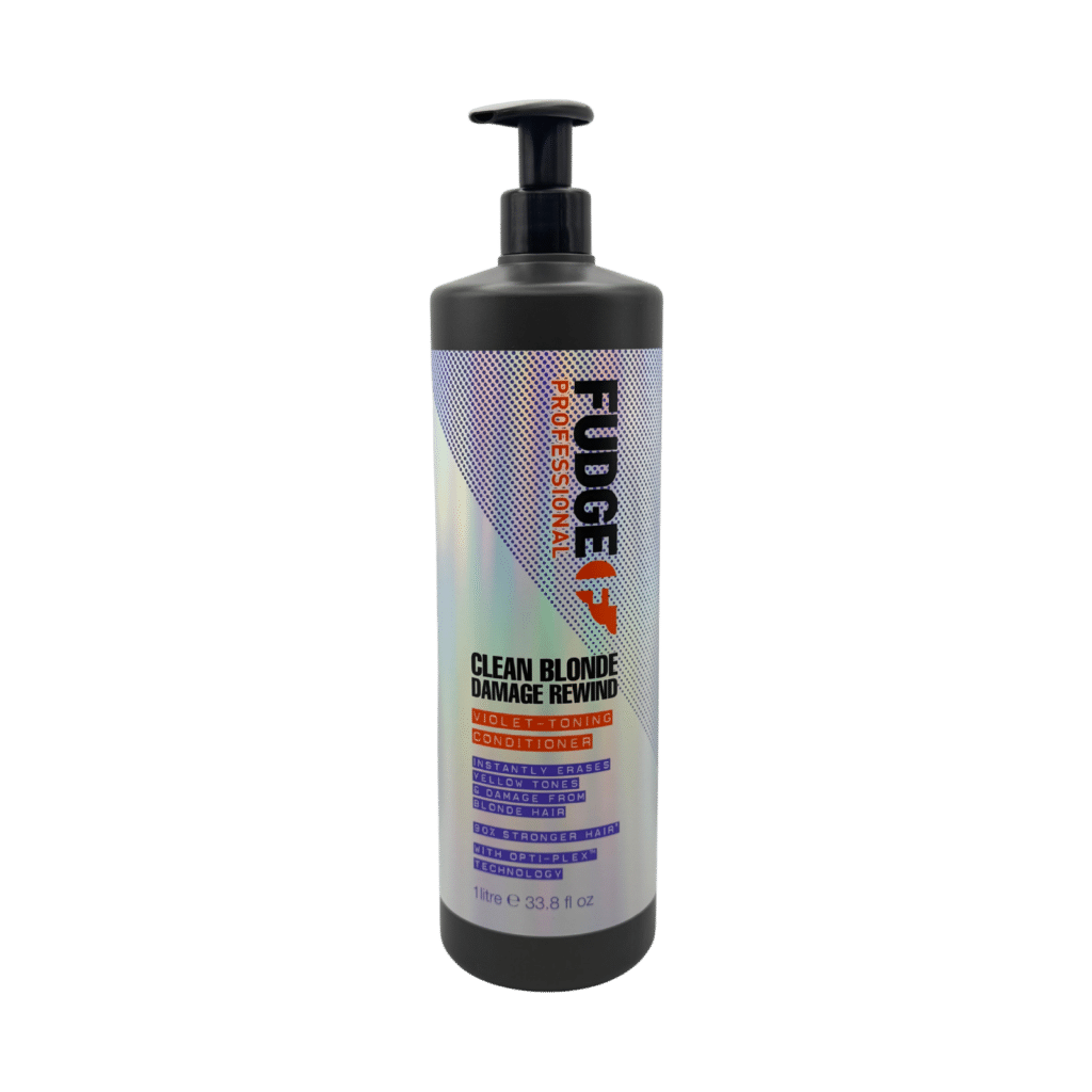 Fudge professional clean blonde damage rewind conditioner 1l front view