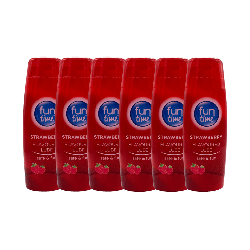 Fun Time Strawberry Lubricant Gel 75ml - 6 Pack