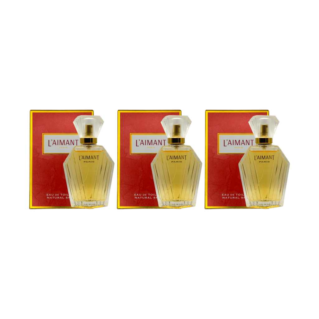 Coty L'Aimant Paris Eau de Toilette Natural Spray 50ml - 3 Pack
