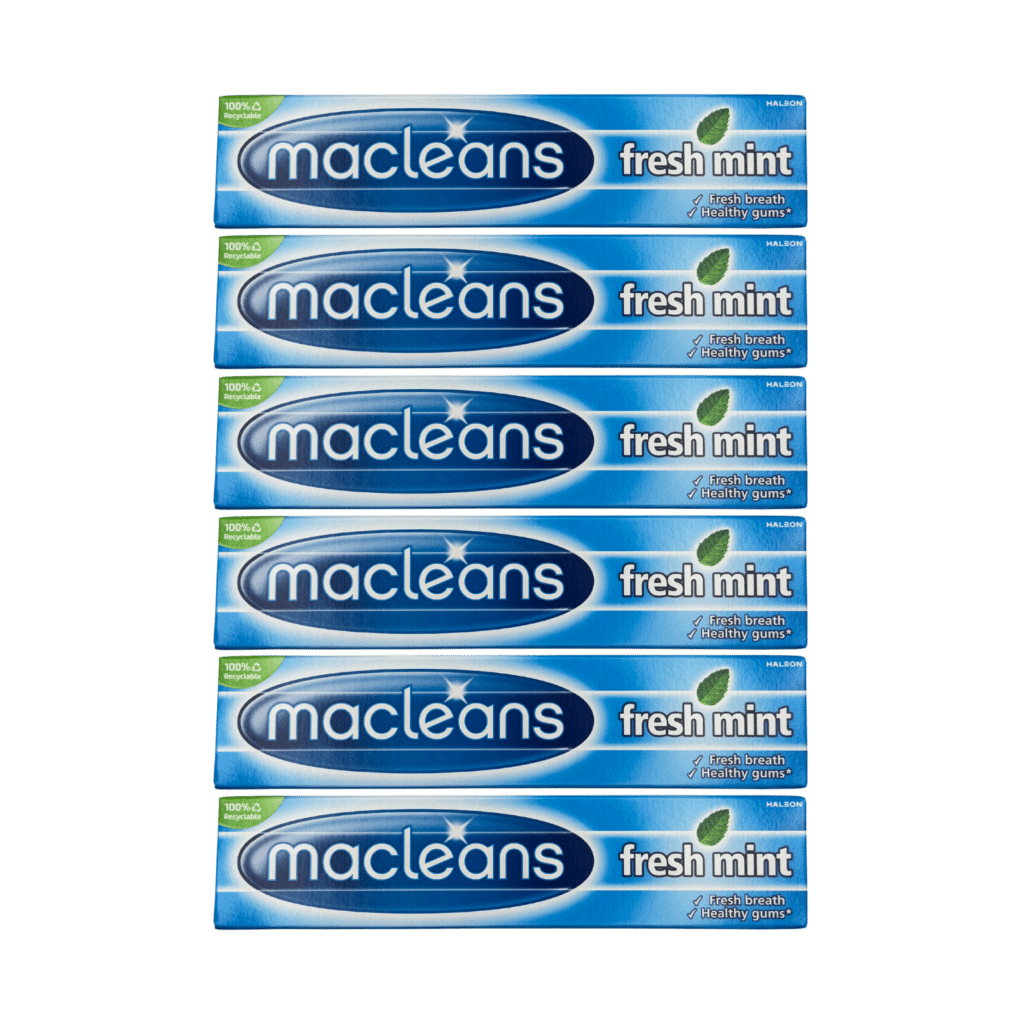 Macleans Fresh Mint Toothpaste 100ml - 6 Pack