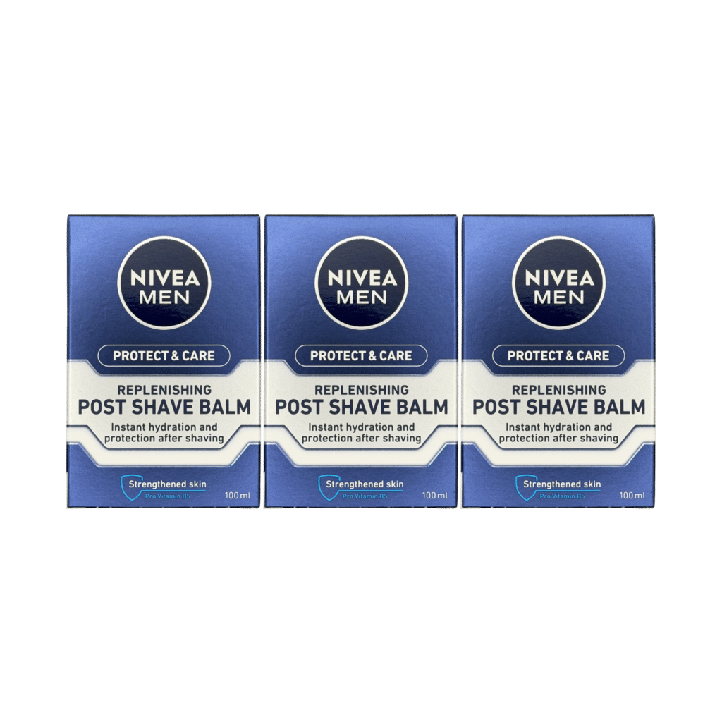 NIVEA MEN Protect & Care Replenishing Post Shave Balm 100ml - 3 Pack