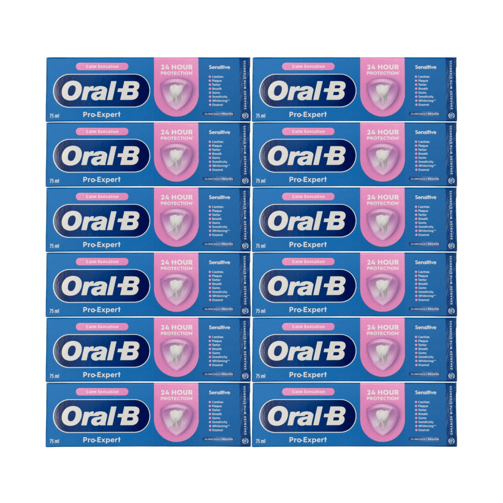 Oral-B Pro-Expert Sensitive Toothpaste 75ml - 12 Pack