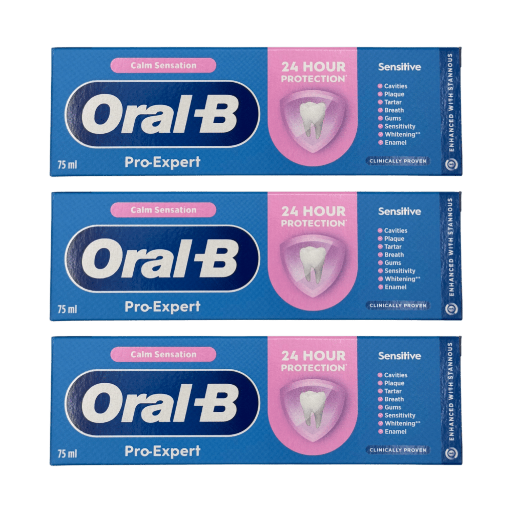 Oral-B Pro-Expert Sensitive Toothpaste 75ml - 3 Pack