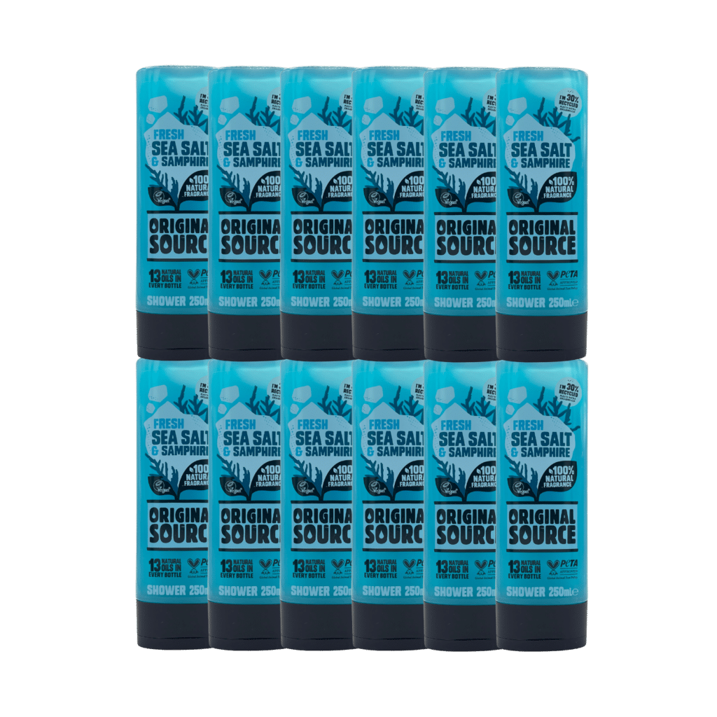 Original Source Fresh Sea Salt & Samphire Shower Gel 250ml - 12 Pack