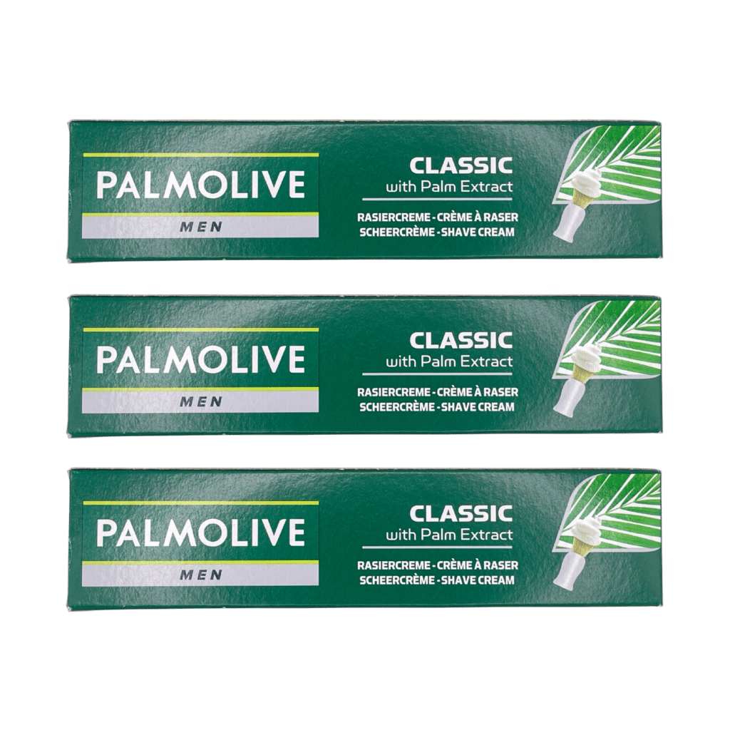 Palmolive Classic Shaving Cream 100ml Palm Extract - 3 Pack