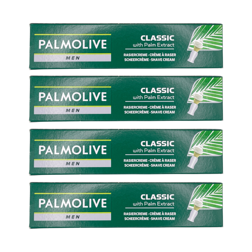 Palmolive Classic Shaving Cream 100ml Palm Extract - 4 Pack