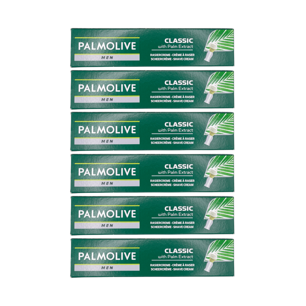 Palmolive Classic Shaving Cream 100ml Palm Extract - 6 Pack