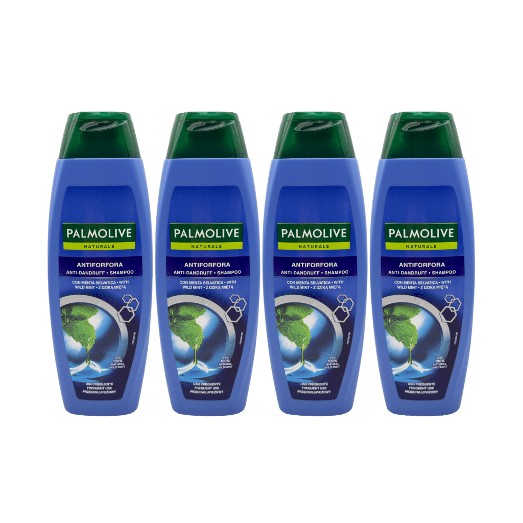 Palmolive Naturals Anti-Dandruff Shampoo Wild Mint 350ml - 4 Pack