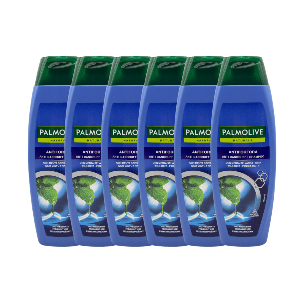 Palmolive Naturals Anti-Dandruff Shampoo Wild Mint 350ml - 6 Pack